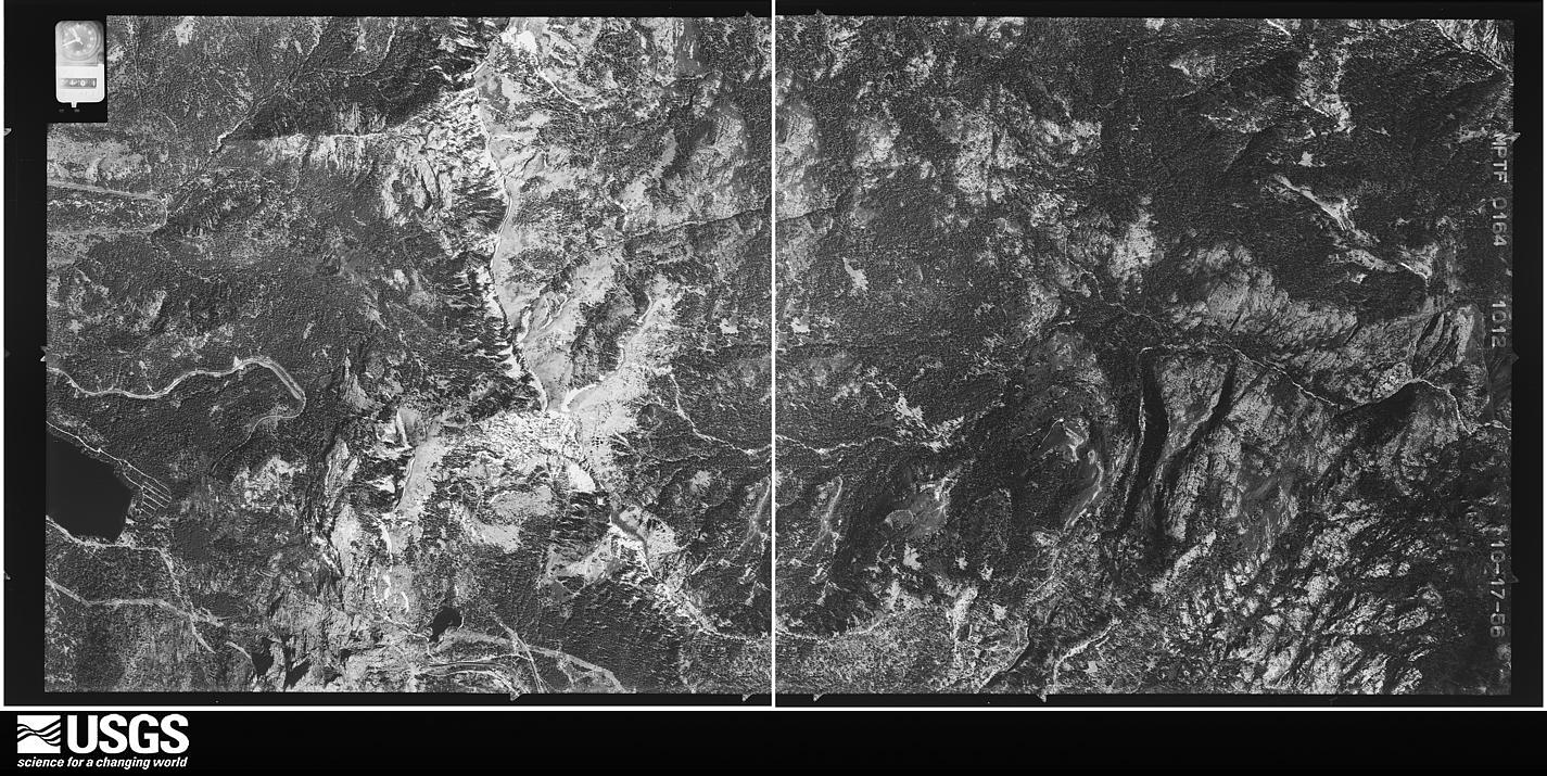 U.S. Geological Survey aerial photograph, 1956-10-17, scale 1:32500
