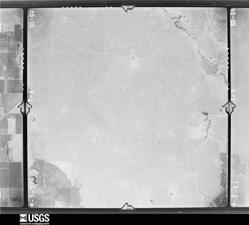 U.S. Geological Survey aerial photograph, 1951-09-10, scale 1:23600