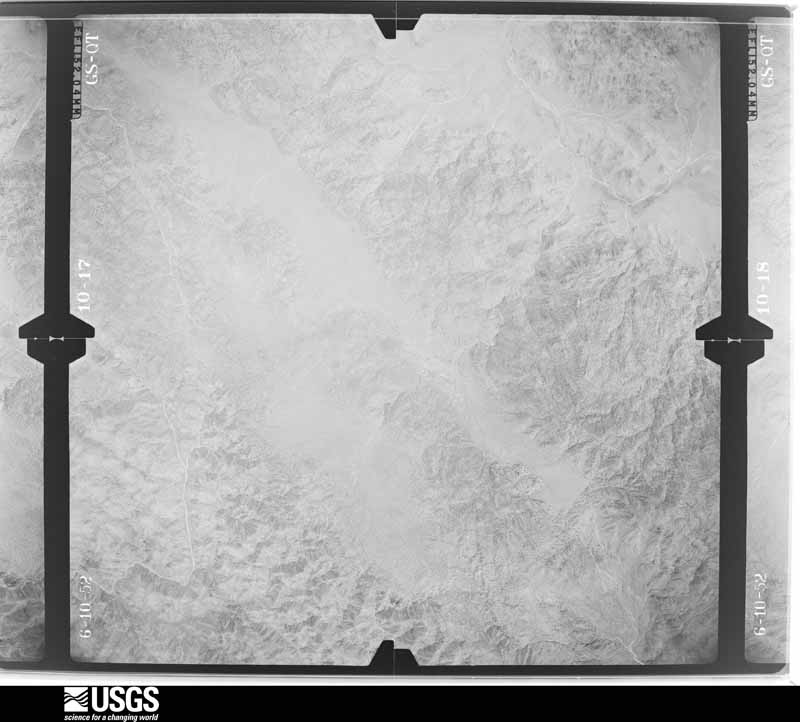 U.S. Geological Survey aerial photograph, 1952-06-10, scale 1:47200