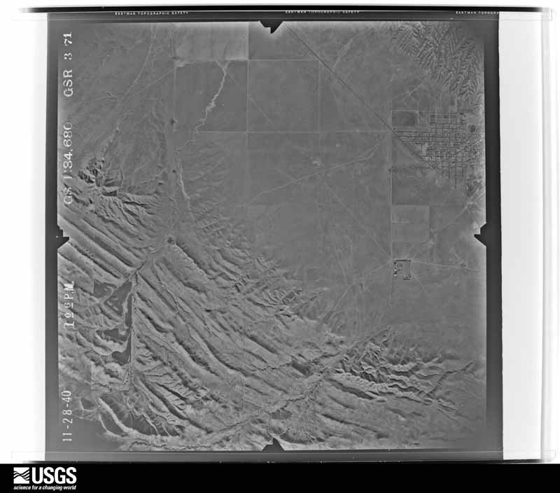 U.S. Geological Survey aerial photograph, 1940-11-28, scale 1:34680