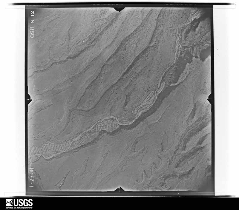 U.S. Geological Survey aerial photograph, 1941-01-27, scale 1:28000