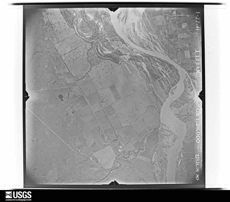 U.S. Geological Survey aerial photograph, 1941-01-27, scale 1:28000