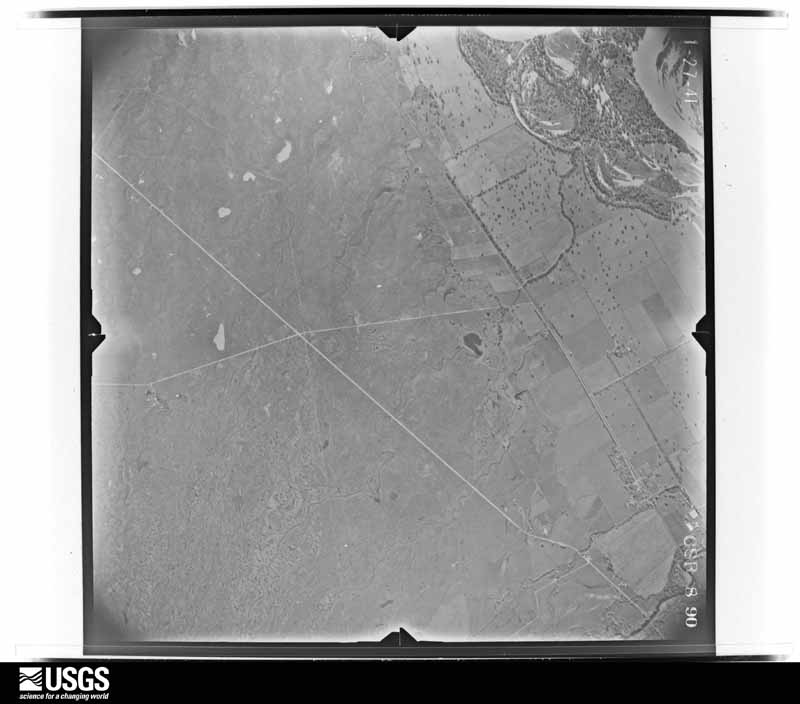 U.S. Geological Survey aerial photograph, 1941-01-27, scale 1:28000