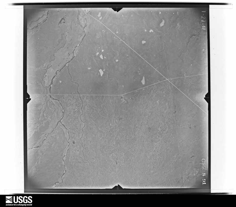 U.S. Geological Survey aerial photograph, 1941-01-27, scale 1:28000