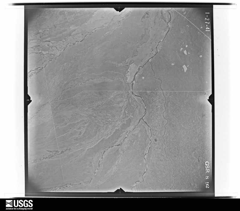 U.S. Geological Survey aerial photograph, 1941-01-27, scale 1:28000