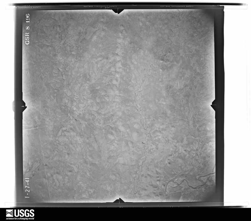 U.S. Geological Survey aerial photograph, 1941-01-27, scale 1:28000