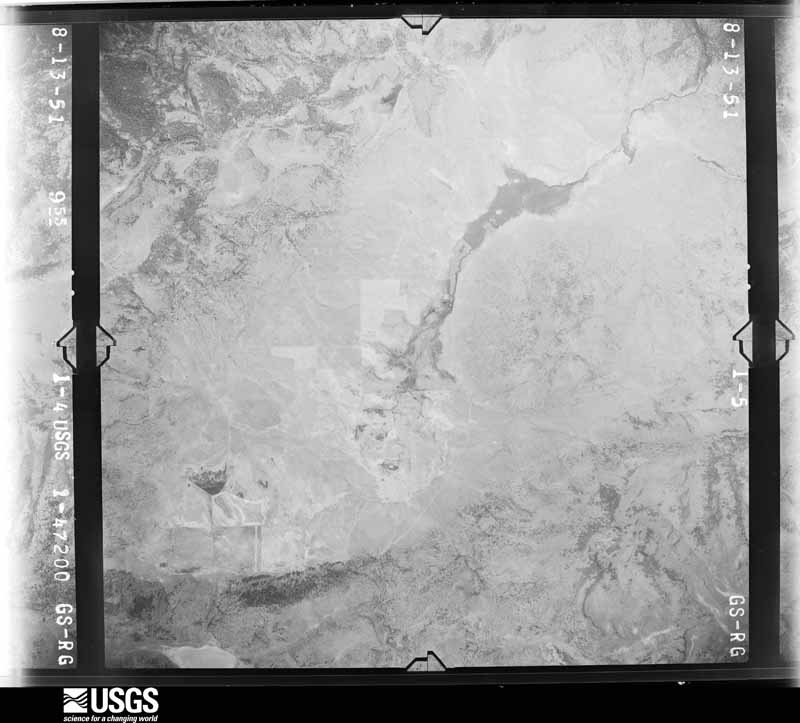 U.S. Geological Survey aerial photograph, 1951-08-01, scale 1:47200