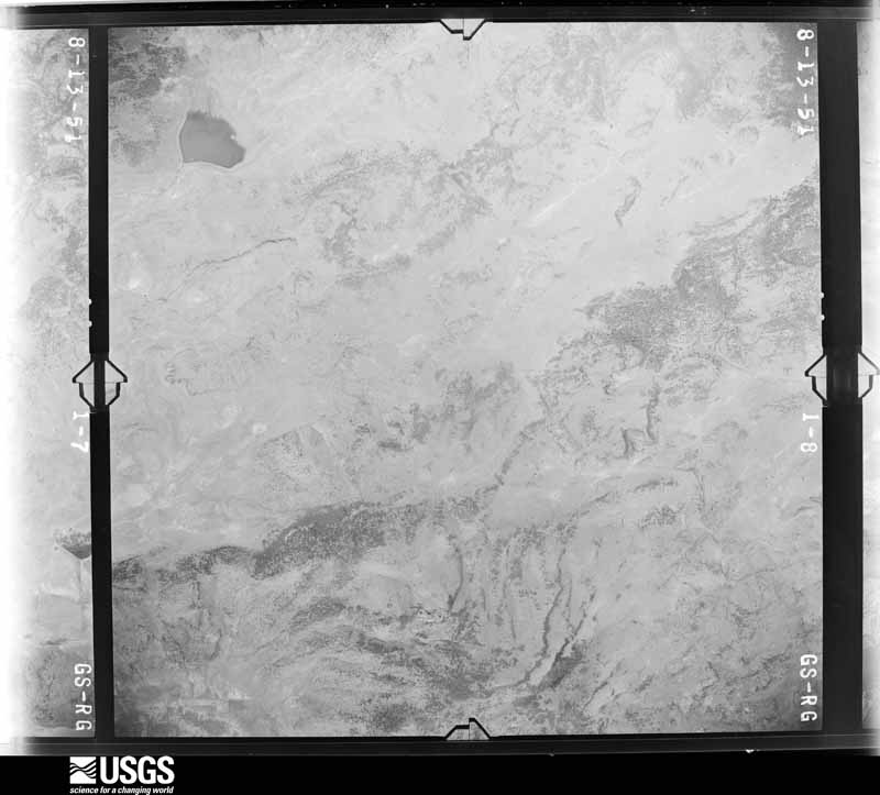 U.S. Geological Survey aerial photograph, 1951-08-01, scale 1:47200