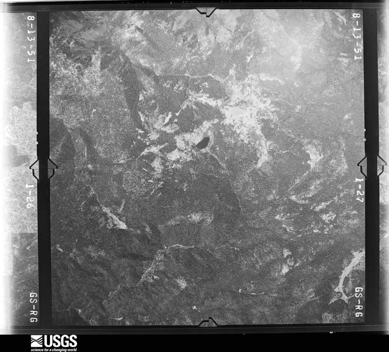 U.S. Geological Survey aerial photograph, 1951-08-01, scale 1:47200