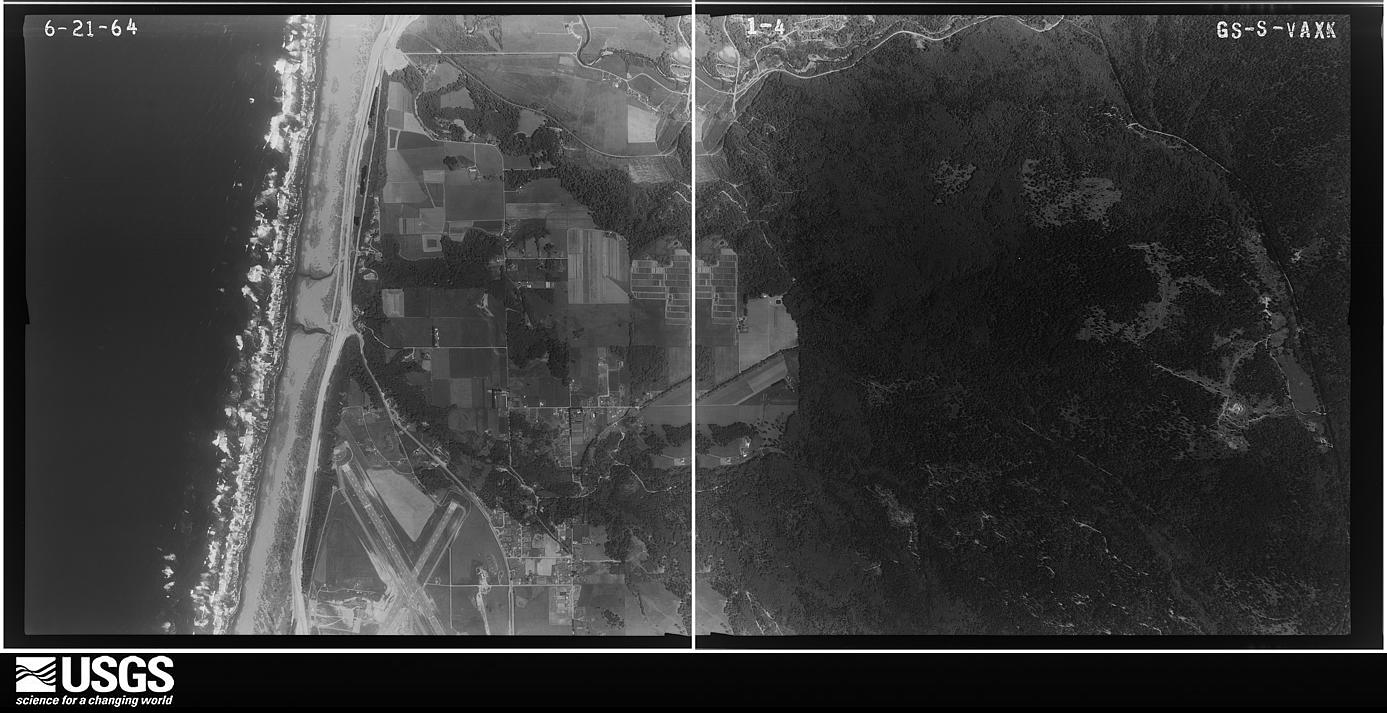 U.S. Geological Survey aerial photograph, 1964-06-01, scale 1:18000