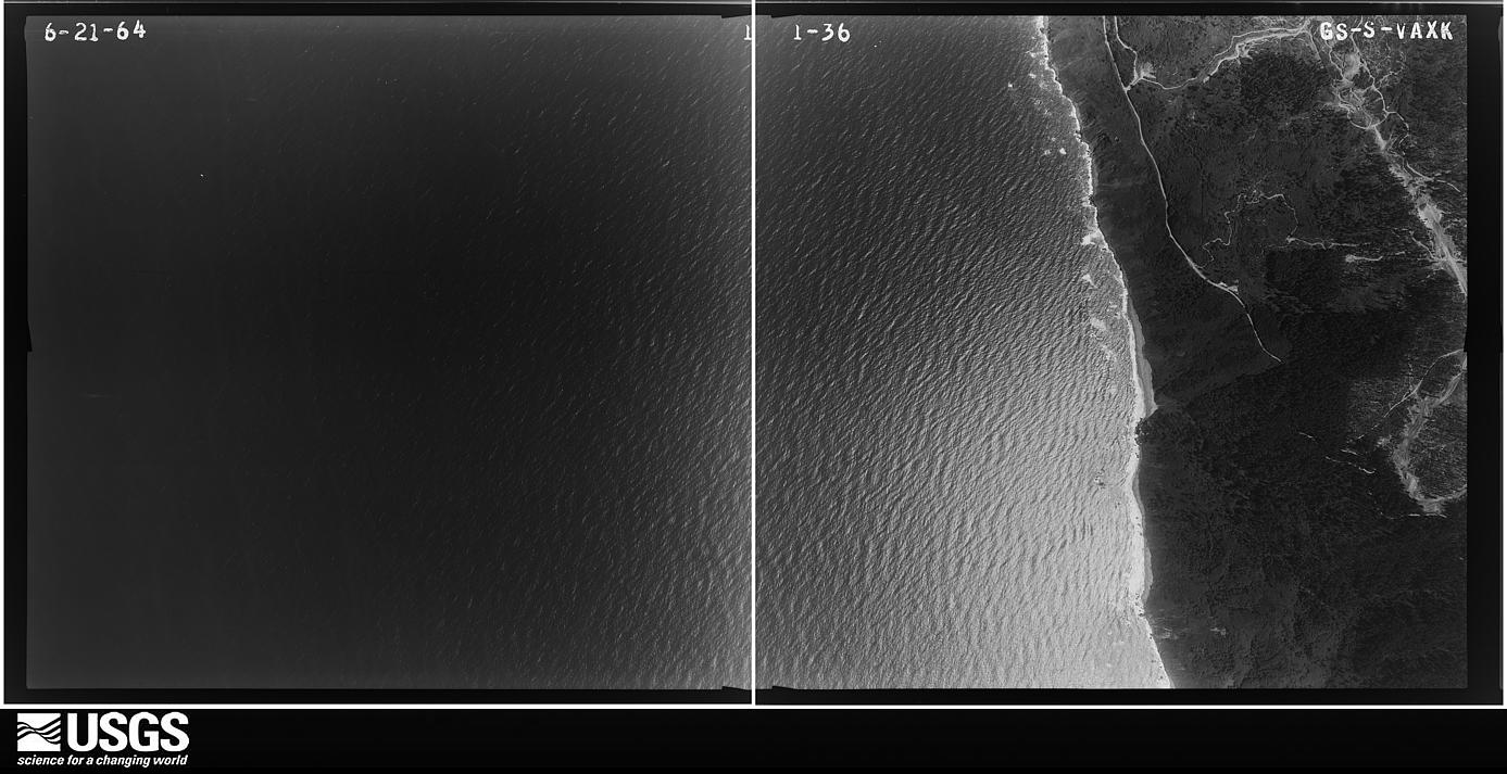 U.S. Geological Survey aerial photograph, 1964-06-01, scale 1:18000