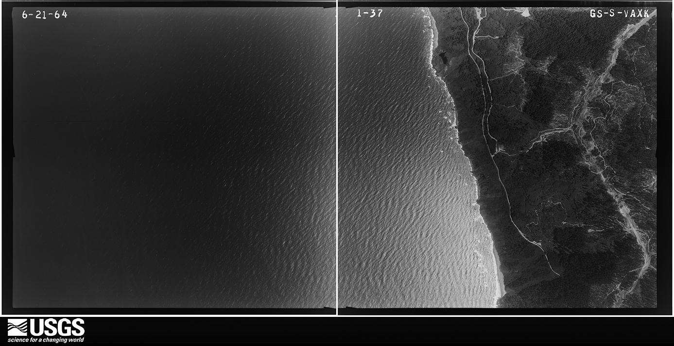 U.S. Geological Survey aerial photograph, 1964-06-01, scale 1:18000