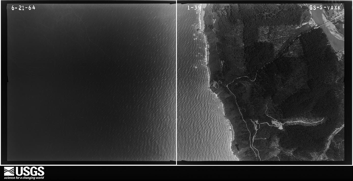 U.S. Geological Survey aerial photograph, 1964-06-01, scale 1:18000