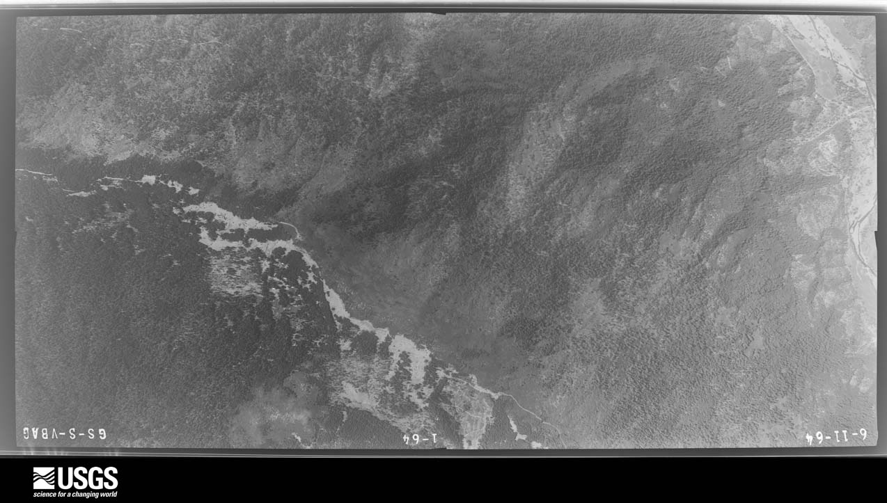 U.S. Geological Survey aerial photograph, 1964-06-19, scale 1:17000
