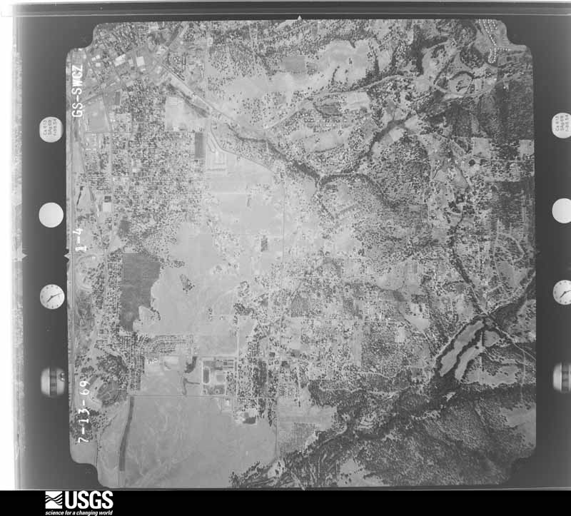 U.S. Geological Survey aerial photograph, 1969-07-13, scale 1:20500