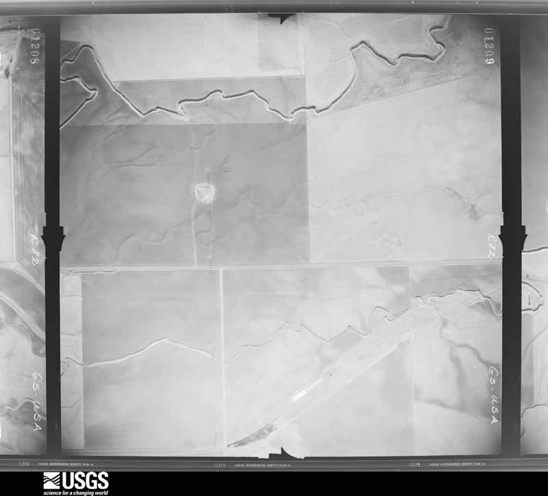 U.S. Geological Survey aerial photograph, 1956-11-29, scale 1:8000
