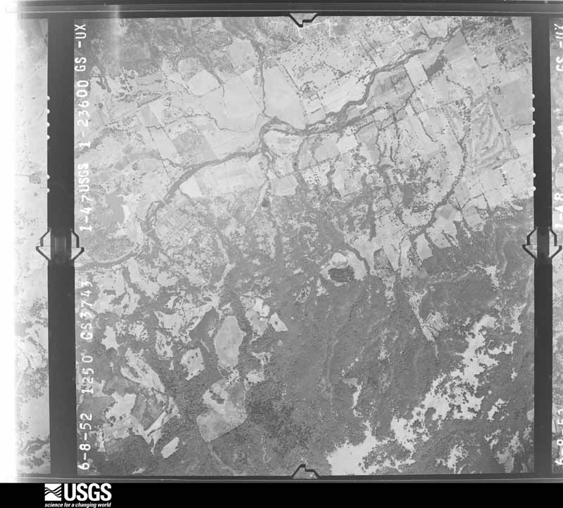 U.S. Geological Survey aerial photograph, 1952-07-01, scale 1:23600