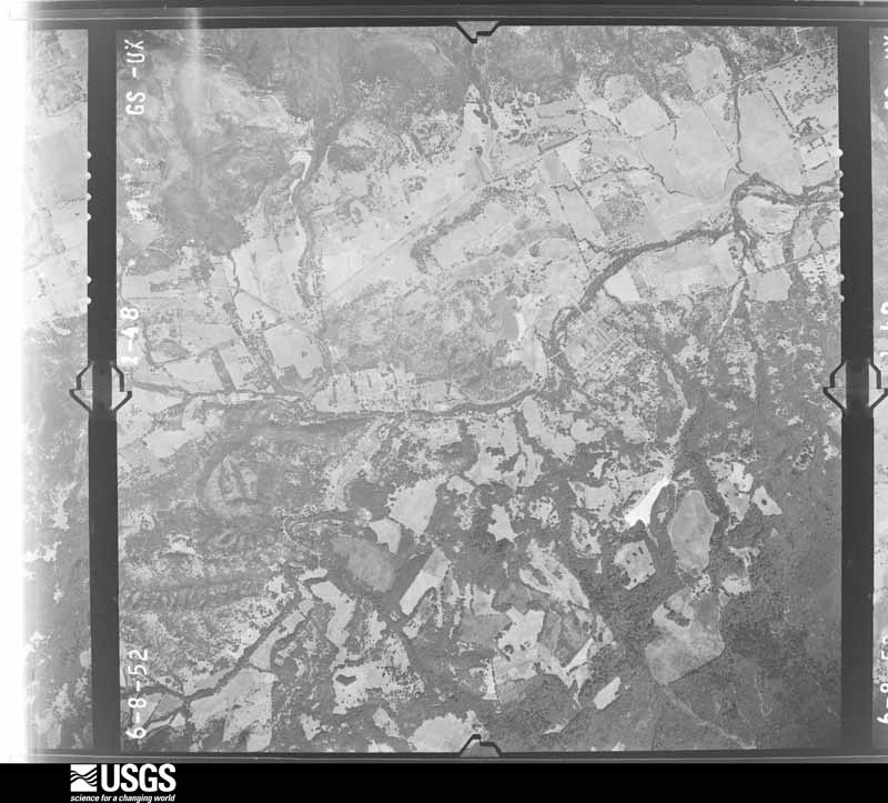 U.S. Geological Survey aerial photograph, 1952-07-01, scale 1:23600