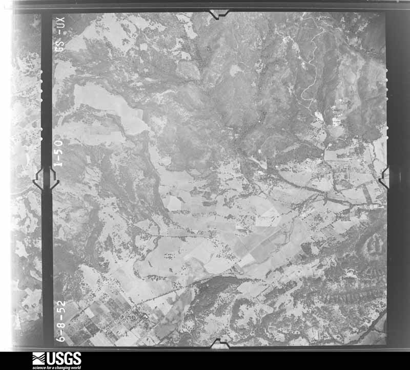 U.S. Geological Survey aerial photograph, 1952-07-01, scale 1:23600