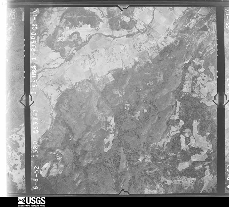 U.S. Geological Survey aerial photograph, 1952-07-01, scale 1:23600