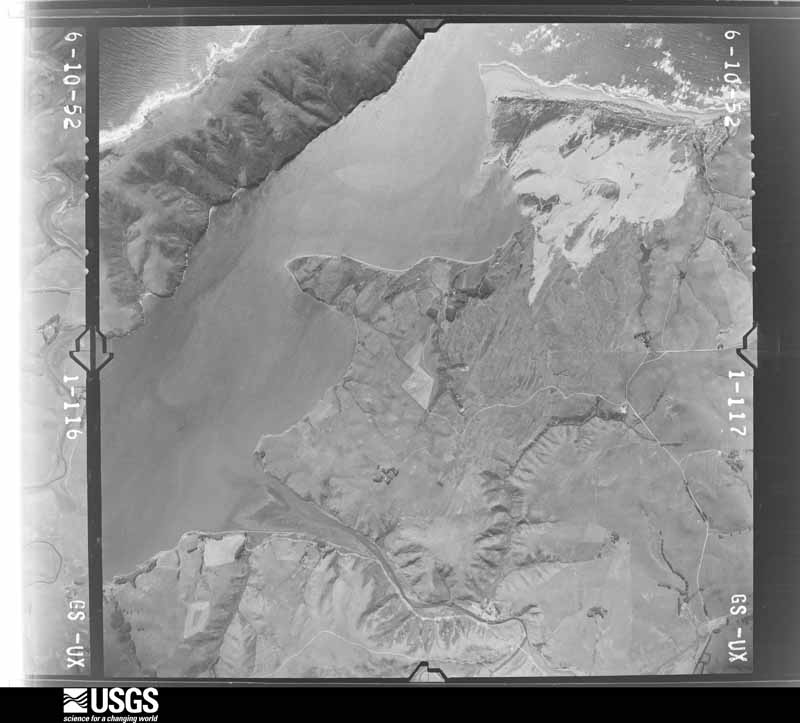 U.S. Geological Survey aerial photograph, 1952-07-01, scale 1:23600