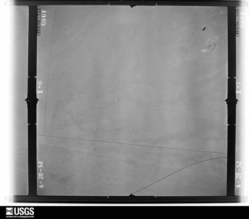 U.S. Geological Survey aerial photograph, 1952-06-01, scale 1:23600