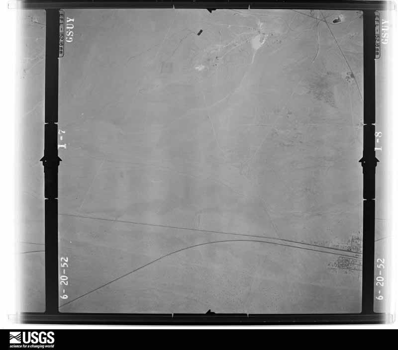 U.S. Geological Survey aerial photograph, 1952-06-01, scale 1:23600