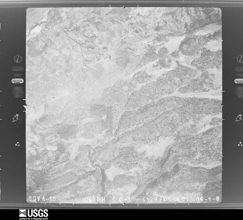 U.S. Geological Survey aerial photograph, 1960-08-05, scale 1:35000