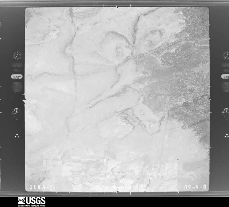 U.S. Geological Survey aerial photograph, 1960-08-05, scale 1:35000
