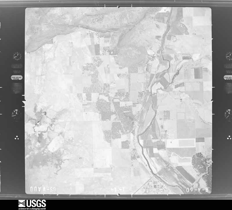 U.S. Geological Survey aerial photograph, 1960-08-05, scale 1:35000