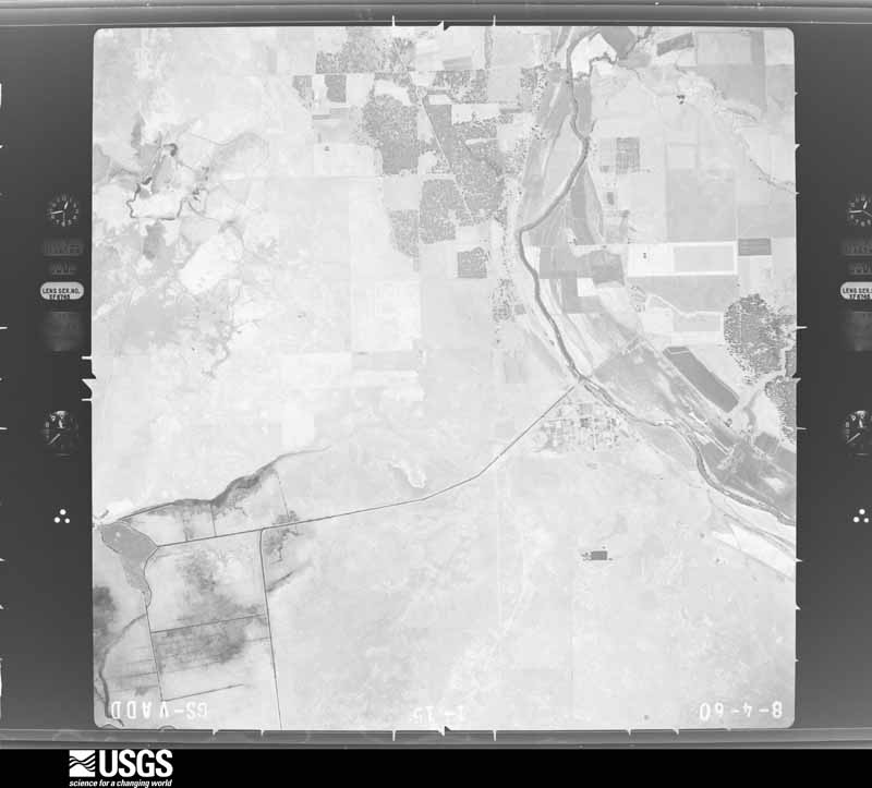 U.S. Geological Survey aerial photograph, 1960-08-05, scale 1:35000