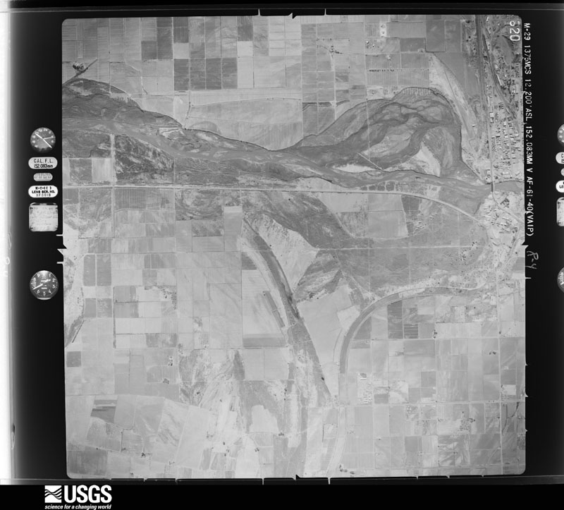 U.S. Geological Survey aerial photograph, 1962-01-26, scale 1:24400