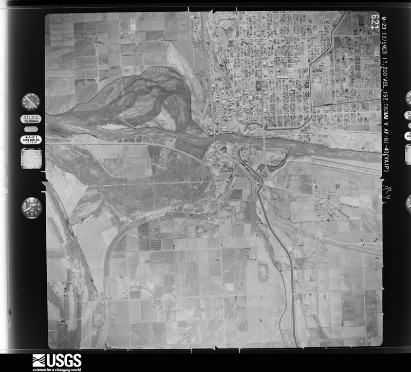 U.S. Geological Survey aerial photograph, 1962-01-26, scale 1:24400