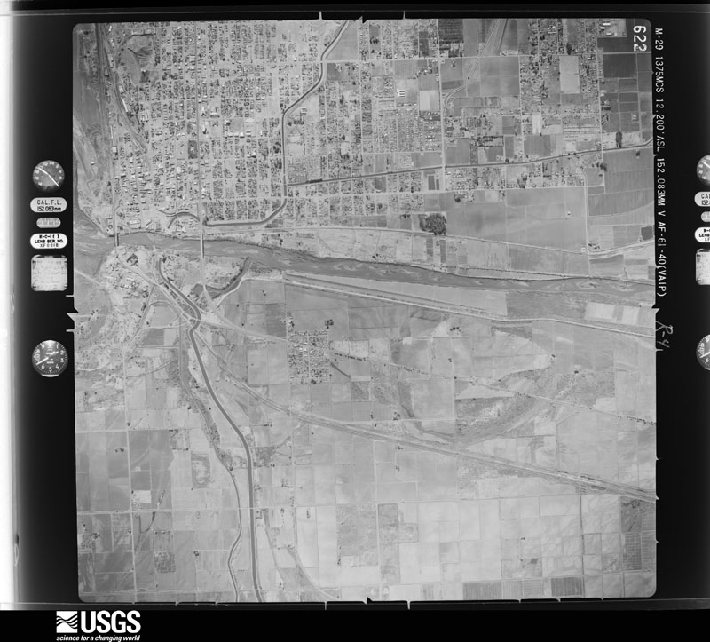 U.S. Geological Survey aerial photograph, 1962-01-26, scale 1:24400