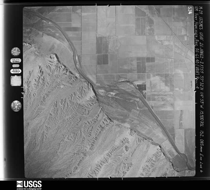 U.S. Geological Survey aerial photograph, 1962-01-26, scale 1:31800