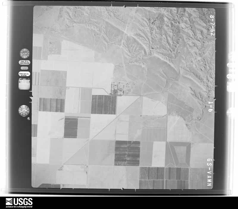 U.S. Geological Survey aerial photograph, 1962-08-12, scale 1:24000