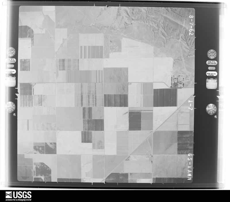 U.S. Geological Survey aerial photograph, 1962-08-12, scale 1:24000