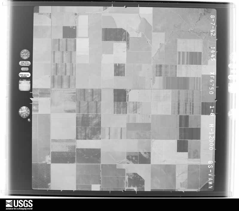 U.S. Geological Survey aerial photograph, 1962-08-12, scale 1:24000