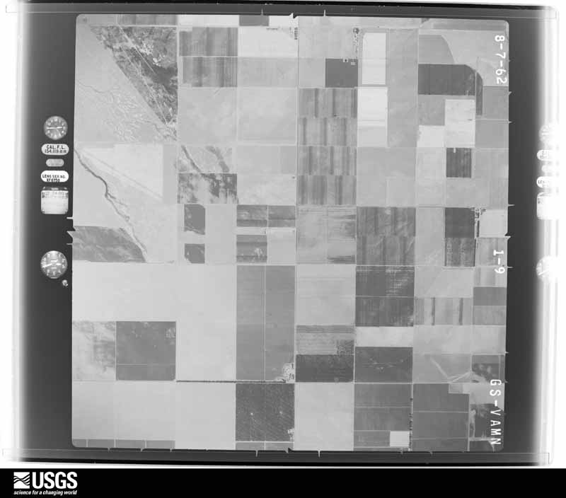 U.S. Geological Survey aerial photograph, 1962-08-12, scale 1:24000