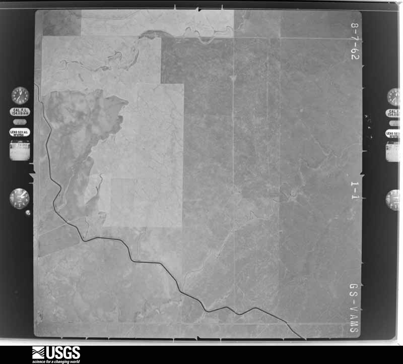 U.S. Geological Survey aerial photograph, 1962-08-10, scale 1:24000