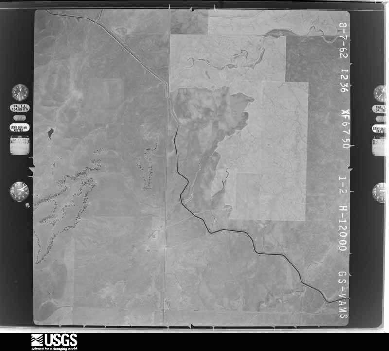 U.S. Geological Survey aerial photograph, 1962-08-10, scale 1:24000