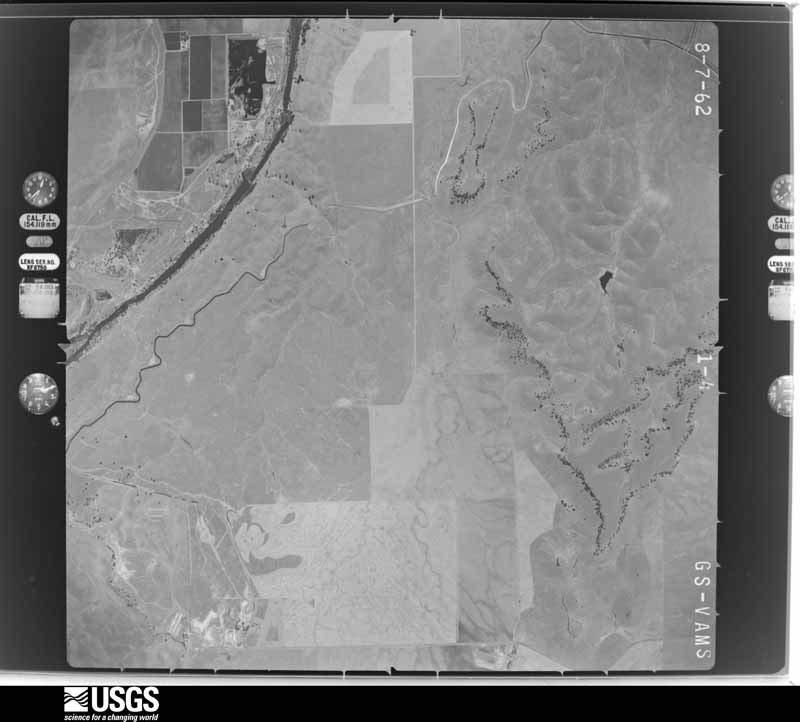 U.S. Geological Survey aerial photograph, 1962-08-10, scale 1:24000