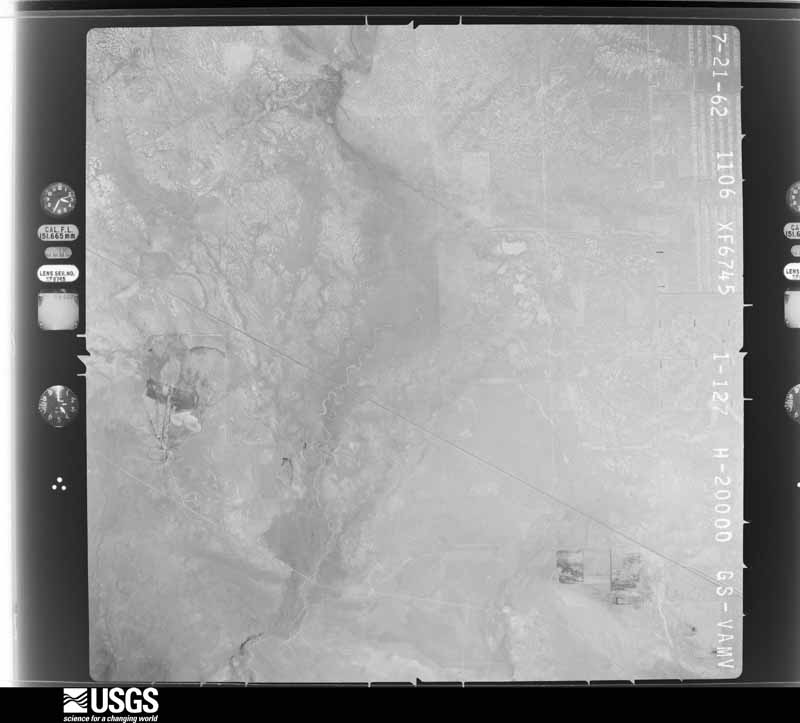 U.S. Geological Survey aerial photograph, 1962-07-21, scale 1:40000