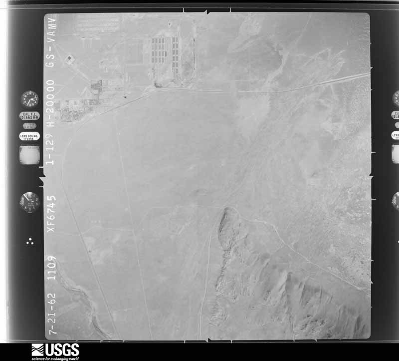 U.S. Geological Survey aerial photograph, 1962-07-21, scale 1:40000
