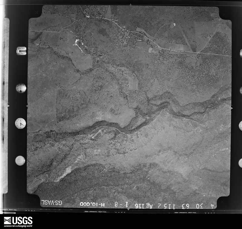 U.S. Geological Survey aerial photograph, 1963-04-30, scale 1:20000