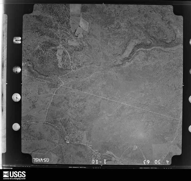 U.S. Geological Survey aerial photograph, 1963-04-30, scale 1:20000