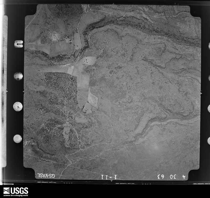 U.S. Geological Survey aerial photograph, 1963-04-30, scale 1:20000