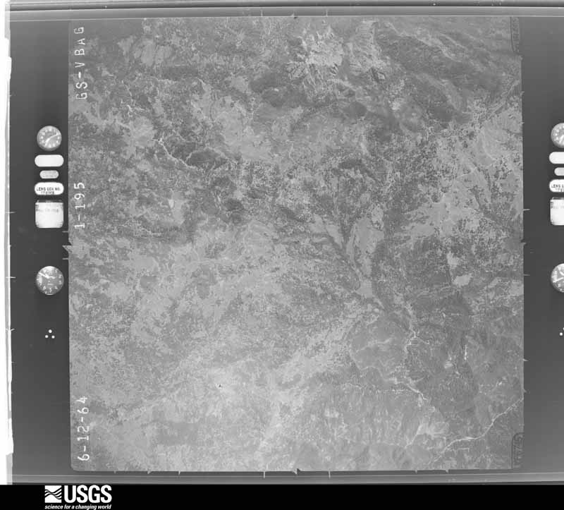 U.S. Geological Survey aerial photograph, 1964-06-01, scale 1:34000