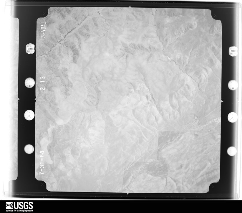 U.S. Geological Survey aerial photograph, 1964-07-31, scale 1:20000