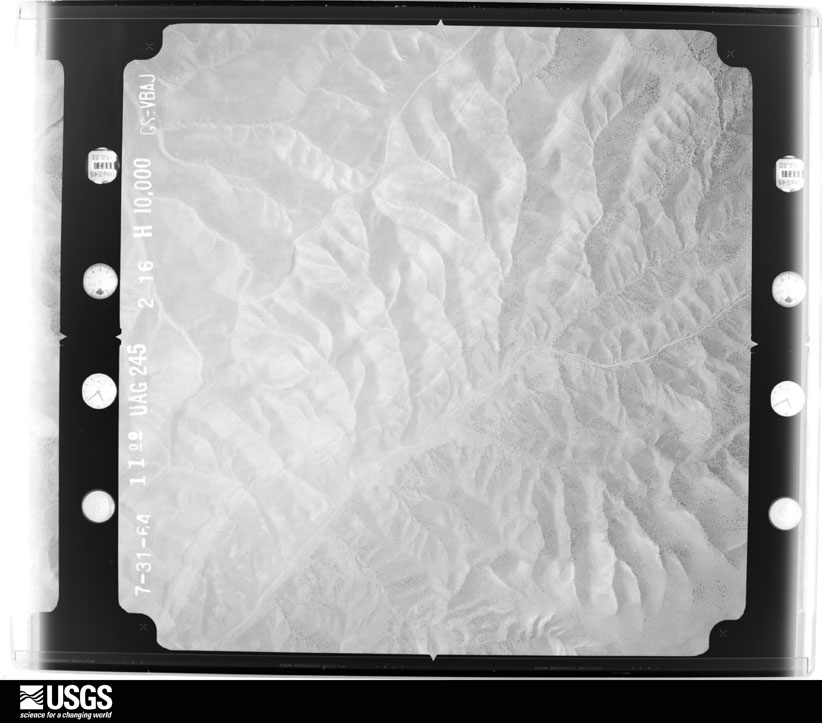 U.S. Geological Survey aerial photograph, 1964-07-31, scale 1:20000